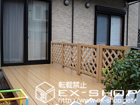 のウッドデッキ リウッドデッキII 標準 施工例