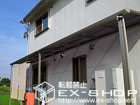 のテラス屋根 ライザーテラスII  F型 テラスタイプ 連棟 積雪〜20cm対応 施工例