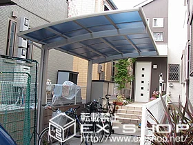 千葉県市川市のLIXIL リクシル（トステム）のカーポート プレシオスポート 積雪～20cm対応 施工例