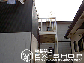 のバルコニー バルコニーBC-X型　柱建式　たて格子 施工例