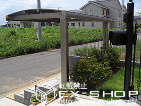 のカーポート キューブポート ミニ 積雪〜20cm対応 施工例