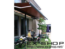 のオーニング・日よけ 彩鳥S型 ボックスタイプ 電動式 施工例