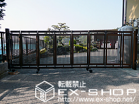 のカーゲート エクスライン伸縮ゲート2型 施工例