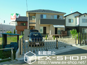 のカーゲート トリップゲート PB型 ノンレール 両開き 施工例