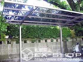 LIXIL リクシル(トステム)のカーポート カーブポートシグマⅢ 積雪～20cm対応 施工例