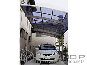 のカーポート カーブポートシグマ? 延長　積雪〜20cm対応 施工例