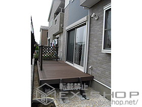 のウッドデッキ リコステージII  標準 施工例