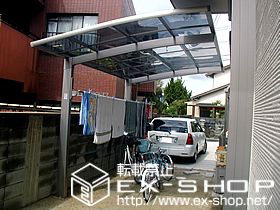 のカーポート カーブポートシグマ? 積雪〜20cm対応 施工例