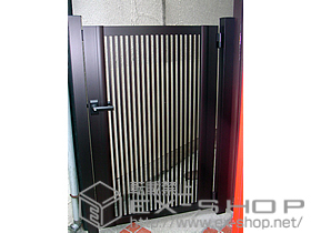 の門扉 エクスライン門扉E2型 片開き 施工例