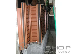 LIXIL ���N�V��(TOEX)�̃t�F���X�E��E�� �X�e�C�E�b�h�t�F���XM4�^ �{�H��