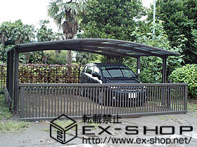 のカーゲート ワイドオーバードアR4型 手動式 施工例