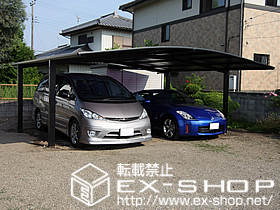 のカーポート カーブポートシグマIII ワイドタイプ 積雪〜20cm対応 施工例