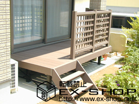 のウッドデッキ リウッドデッキII 単体（出幅7尺以下） 施工例