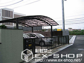 のカーポート カーブポートシグマIII ワイド 積雪〜20cm対応 施工例