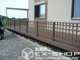 のウッドデッキ リコステージII 施工例