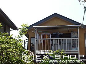 のバルコニー バルコニー BC-X型 縦格子 単体 屋根置き式 施工例