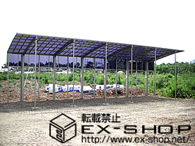 のカーポート レグナスポートシグマ 3000 縦連棟 施工例