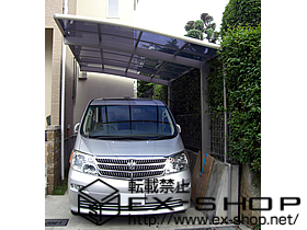 のバルコニー・ベランダ屋根 ライザーテラスII　F型　連棟　屋根タイプ　積雪〜20cm対応 施工例