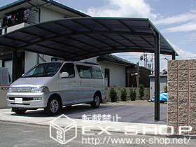 のカーポート カーブポートシグマIII　積雪　〜20ｃｍ 施工例