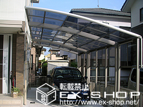 のカーポート カーブポートシグマIII 延長タイプ 積雪〜20cm対応 施工例