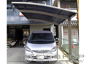 のカーポート カーブポートシグマ? 積雪〜20cm対応 施工例