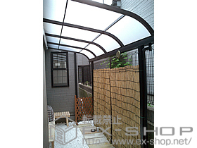 のテラス屋根 ライザーテラスII  R型 テラスタイプ 単体 施工例