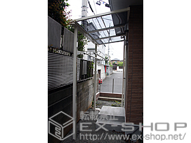 のテラス屋根 ライザーテラスII　F型　テラスタイプ　積雪〜20cm対応 施工例