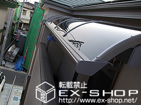 のバルコニー・ベランダ屋根 ライザーテラスII R型 屋根タイプ 単体 施工例