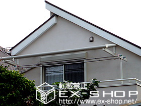 のバルコニー・ベランダ屋根 アルファテラス L型 ルーフタイプ 単体 積雪〜20cm対応 施工例