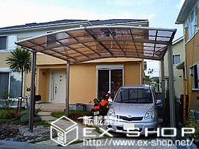 のカーポート カーブポートシグマIII ワイドタイプ 積雪〜20cm対応 施工例