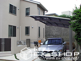 のカーポート カーブポートシグマ? 積雪〜20cm対応 施工例