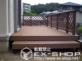 ���Ɍ��쐼�s��LIXIL ���N�V���i�g�X�e���j�̃E�b�h�f�b�L ���R�X�e�[�WII �P�́{�f�b�L�t�F���X �t���b�g���`�X�p�l���m�e�ځn �{�H��