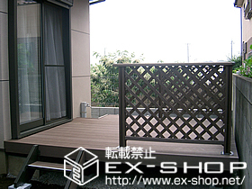 のウッドデッキ リコステージII 施工例