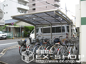 のカーポート カーブパークシグマIII パネル1面囲い 施工例