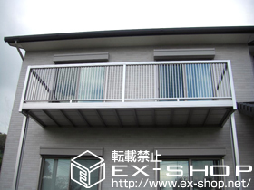 のバルコニー バルコニー BC-X型 千本格子 単体 柱建て式 施工例