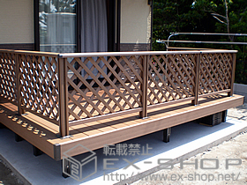 のウッドデッキ リコステージII 単体 施工例