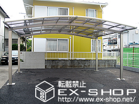 のカーポート カーブポートシグマIII ワイドタイプ 積雪〜20cm対応 施工例