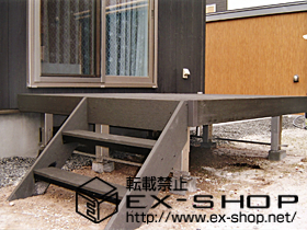 のウッドデッキ リウッドデッキII 標準 施工例