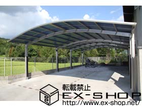 のカーポート レイナツインポート　連棟　積雪〜20cm対応 施工例