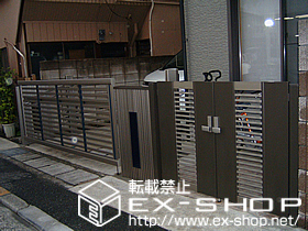 のカーゲート ワイドオーバードアR　ライフモダンY型[33-12] 施工例