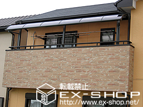 のバルコニー・ベランダ屋根 ライザーテラスII R型 連棟 屋根タイプ 積雪〜20cm対応 施工例