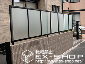 のフェンス・柵 シャレオR　P型フェンス　3スパン 施工例