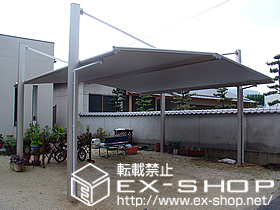 のカーポート バローネ M合掌タイプ 積雪〜20cm対応 施工例