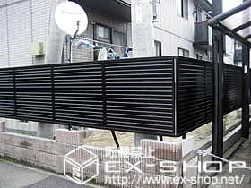 のフェンス・柵 プリレオR5型フェンス 施工例