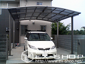 のカーポート カーブポートシグマIII ワイドタイプ 積雪〜20cm対応 施工例