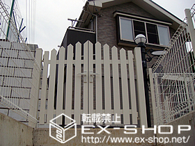 の門扉 アメリカン1型門扉 両開き 施工例