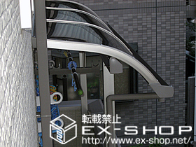 のバルコニー・ベランダ屋根 ライザーテラスII R型 連棟 屋根タイプ 積雪〜20cm対応 施工例