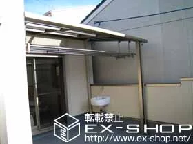 LIXIL リクシル(トステム)のカーポート ライザーテラスII F型 屋根タイプ 単体 積雪～20cm対応 施工例