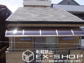 のテラス屋根 ライザーテラスII R型 単体 屋根タイプ 積雪〜20cm対応 施工例