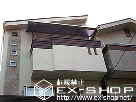 のバルコニー・ベランダ屋根 ライザーテラスII R型 単体 ルーフタイプ 積雪〜20cm対応 施工例